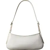 Calvin Klein Olkalaukku 'Emblem Print Shoulder' valkoinen / villanvalkoinen