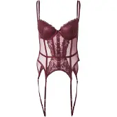 Hunkemoller Hollie Pd Bustier - Burgundy - 85 E
