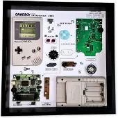 Usorteret Retro Art Nintendo Gameboy Original -konsoli-näyttö - Harmaa