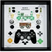 GRC Retro Art Sony PS2 Dual Shock 2 -ohjainnäyttö - Musta