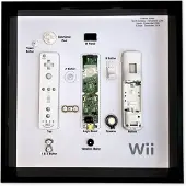 GRC Retro Art Nintendo Wii Remote Controller -näyttö - Harmaa