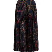 Ralph Lauren Drapey Poly Ggt 122-Skirt - Navy - 40