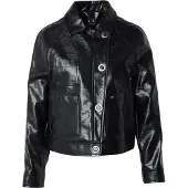 Armani Exchange for woman. XW001811AF18859UC001 Ranglan Jacket (S), Black, Casual, Viscose