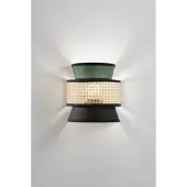 LUCE Design Seinävalaisin Gazebo, himmennettävä, Vihreä, Olohuone/ruokailutila, Tekstiili/kangas/silkki