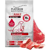 Platinum Adult Beef - semi-moist dog food - 15kg
