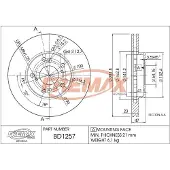 FREMAX Jarrulevy (1kpl) BD-1257