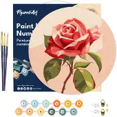 Figure'd Art Puinen numeromaalaus Red Rose