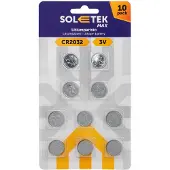 Soletek Max CR2032 10 kpl litiumparisto