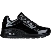 SKECHERS for woman. 177142 UNO Street Sneakers black (40), 1 to 3 cm, Laces, Casual