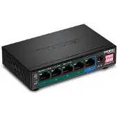 Trendnet TPE-TG51G, Gigabit Ethernet (10/100/1000), Täysin kaksipuolinen, Power over Ethernet -tuki, Seinäkiinnitteinen