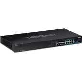 Trendnet TPE-BG182G, Hallitsematon, Gigabit Ethernet (10/100/1000), Täysin kaksipuolinen, Power over Ethernet -tuki, Telineasennus, 1U