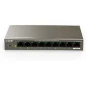 Tenda TEG1109P-8-102W, Hallitsematon, Gigabit Ethernet (10/100/1000), Power over Ethernet -tuki