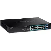 Trendnet TPE-TG182, Gigabit Ethernet (10/100/1000), Täysin kaksipuolinen, Power over Ethernet -tuki, Telineasennus, 1U