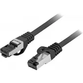 Lanberg PCF8-10CU-0200-BK, 2 m, Cat8.1, S/FTP (S-STP), RJ-45, RJ-45, Musta