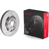 Brembo Jarrulevy 09D41133 takana, tuuletettu, erittäin hiilihappoinen, 1 Kappale