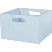 Roba Wooden Toy Box - Blue - 42X 38X 26CM