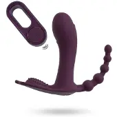 Beau Coeur Ariva - puettava 3-in-1 pikkuhousuvibraattori (liila)