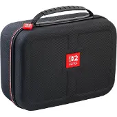 Nintendo Game Traveler Deluxe Complete System Case Musta 1&2