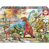 Educa 100 Dinosaurs - Multi/patterned - ONE SIZE