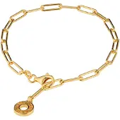 Lumoava Charm kullattu hela ranneketju L63253500000