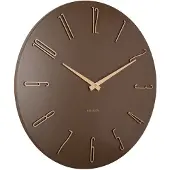 Karlsson seinäkello Esmerado large mocha brown KA6073BR