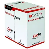 Techly ITP8-RIS-0305LO Cat5e FTP Kierretty Parikaapeli 305m CCA Musta Ulkokäyttöön (ITP8-RIS-0305LO)