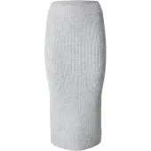 Vila Viretta Pencil Knit Skirt - Grey - XL