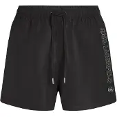 Karl lagerfeld Uimashortsit 'Ikon' hopeanharmaa / musta