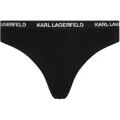 Karl Lagerfeld Alushousut musta / luonnonvalkoinen
