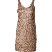 Armani Exchange for woman. XW001832AF18870M4071 Metbloom beige dress (S), Casual, Polyester, Sleeveless / Straps