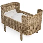 Smallstuff Rosaline Bed Natural Seagrass Nukkekoti