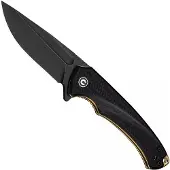 CIVIVI Voidflare C24040-1 Blackwashed 14C28N, Black G10, pocket knife