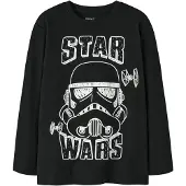 Name it Nkmvolt Starwars Ls Top Bfu - Black - 158-164