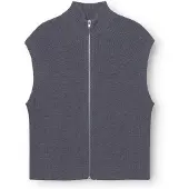 Rethinkit Studios Wool Zip Vest Oslo - Grey - L