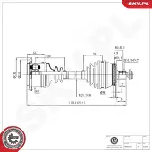 ESEN SKV Vetoakseli 40SKV147