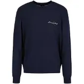 Armani Exchange for man. 8NZM5AZM1YZ1510 Plain navy jumper (XXL), Casual, Acrylic