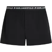 Karl Lagerfeld Bokserishortsit musta / luonnonvalkoinen