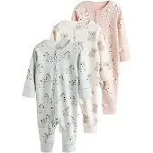 Next Yöpuku vaaleabeige / minttu / pastellioranssi / musta