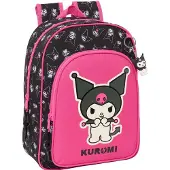 Hello Kitty Kuromi Small Reppu 10L, Pinkki/Musta