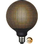 Valotorni LED lamppu E27 G125 2700K 4W 100lm kuvioitu himmennettävä