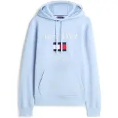 Tommy Hilfiger Tommy Embro Flag Hoodie - Blue - L