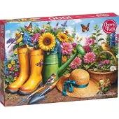 CherryPazzi Golden Boots, Blooming Roots 1000p palapeli