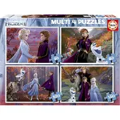 Educa Disney Frozen Palapelit 4-in-1