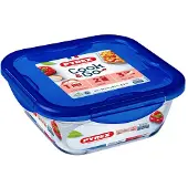 Pyrex - Cook & Go Säilytyspurkki 2 L Sininen/Kirkas