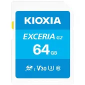 Kioxia LNEX2L064GG4, 64 GB, SDXC, Luokka 10, UHS-I, 100 MB/s, 50 MB/s