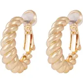 Sno of sweden Twist kullatut korvakorut 1386-6500257