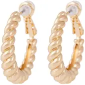 Sno of sweden Twist kullatut korvakorut 1386-6900257