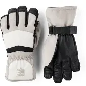 Hestra Juniors' Gore-Tex Atlas 5 Finger Beige Lasketteluhanskat 4