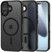 Tech-Protect iPhone 17 Magmat Kotelo - MagSafe-yhteensopiva - Matta Musta