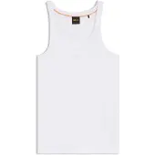 BOSS for woman. 50554664 Epetite T-shirt white (XS), Casual, Cotton, Sleeveless / Straps